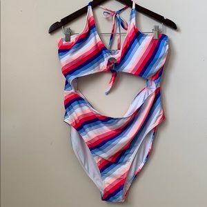 No Boarders One Piece Bathing Suit